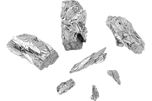 CHIWE Bismuth Ingot Chunk, 100g Raw Bismuth Metal with Low Melting Point, 99.99% Pure Bismuth Crystal Stone Great for Crystal Making, Bismuth Alloy, Semiconductor, etc