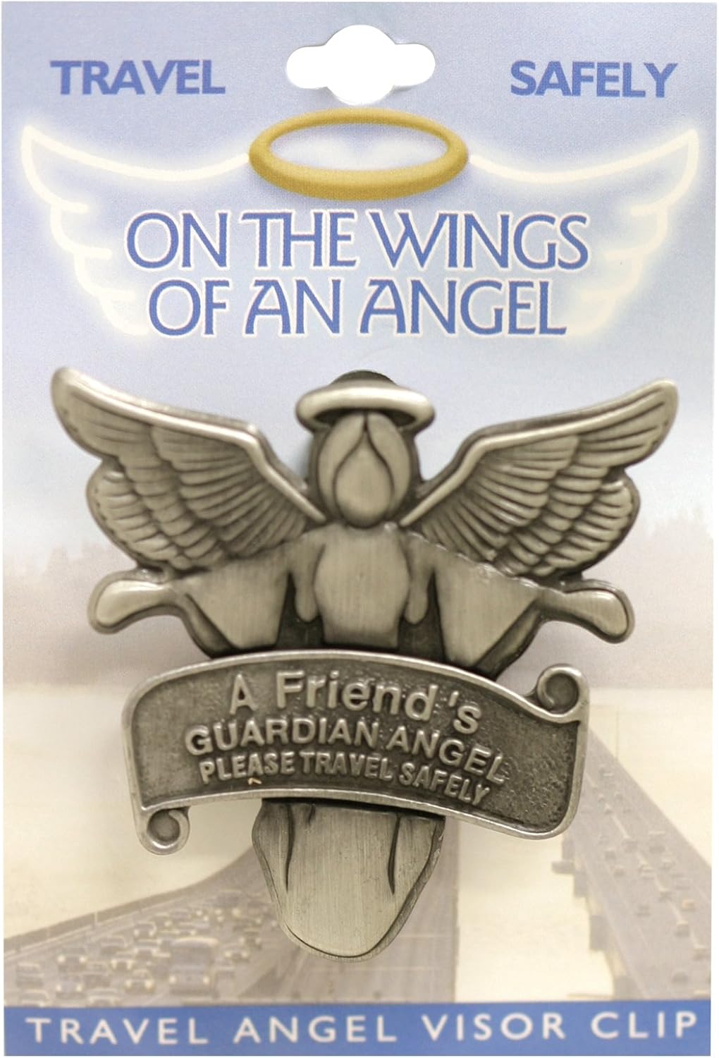 FRIEND Travel Guardian Angel Visor Clip Jewelry