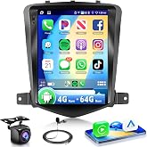 4Core 4G+64G Android 15 Car Radio for Chevy Cruze 2009-2015 Stereo with Wireless Carplay Android Auto,5.0 Bluetooth 32EQ,9.7 inch IPS Touch Screen,FM/RDS GPS WiFi AHD Backup Camera