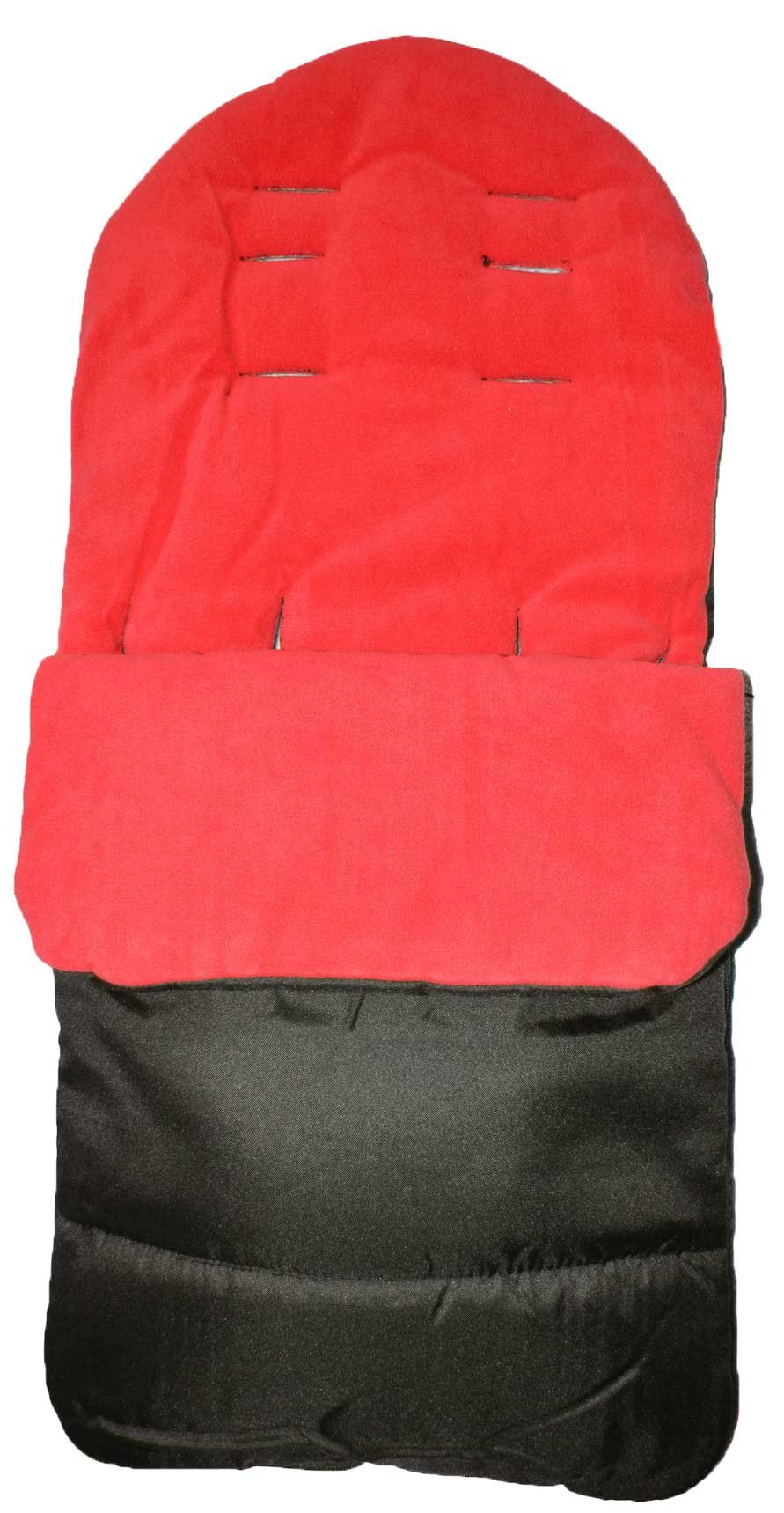 Universal Baby Stroller Cosy Toes Liner Buggy Padded Luxury Footmuff (Fire Red)