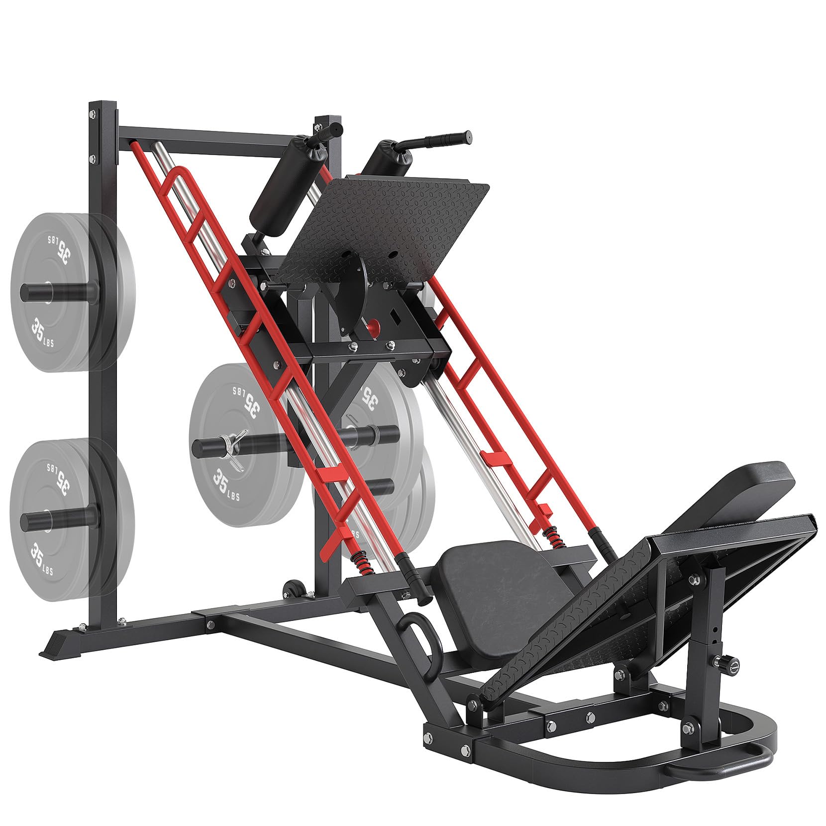 Photo 1 of (PARTIAL SET)**TRUCK PICKUP ONLY**
Dripex Leg Press Machine, Leg Press Machines for Home Gym, Professional Leg Press Hack Squat Machine Combo with 4 Weight Plate Storage Holders for Full Lower Body Workout
