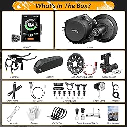 Bafang 1000w 48V Central Motor with BBS03 Battery