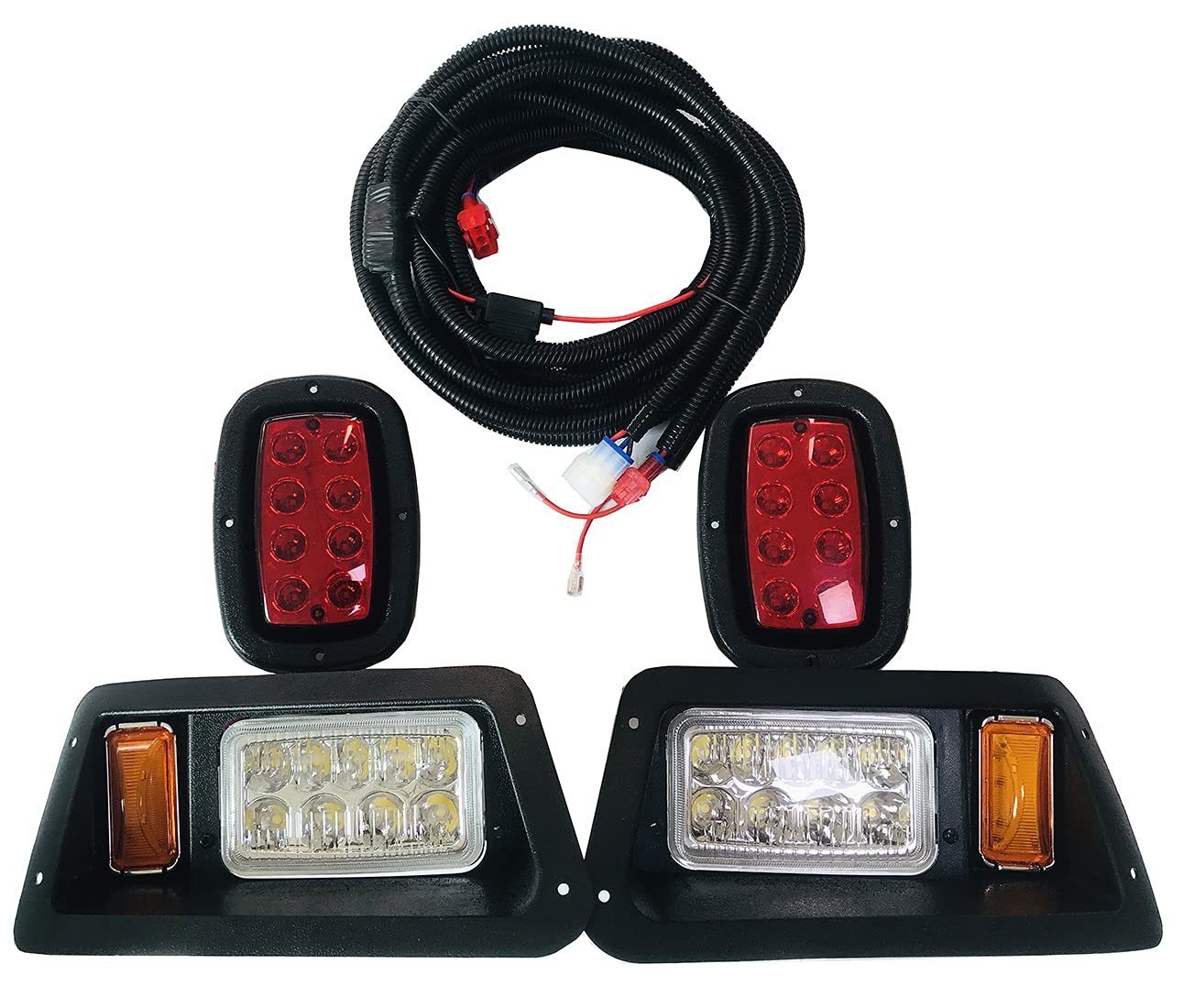 Photo 1 of Golf Cart LED light Compatible Yamaha LED lights Kit | G14, G16, G19, G22 Golf Cart LED Headlight and Tail Light Kit