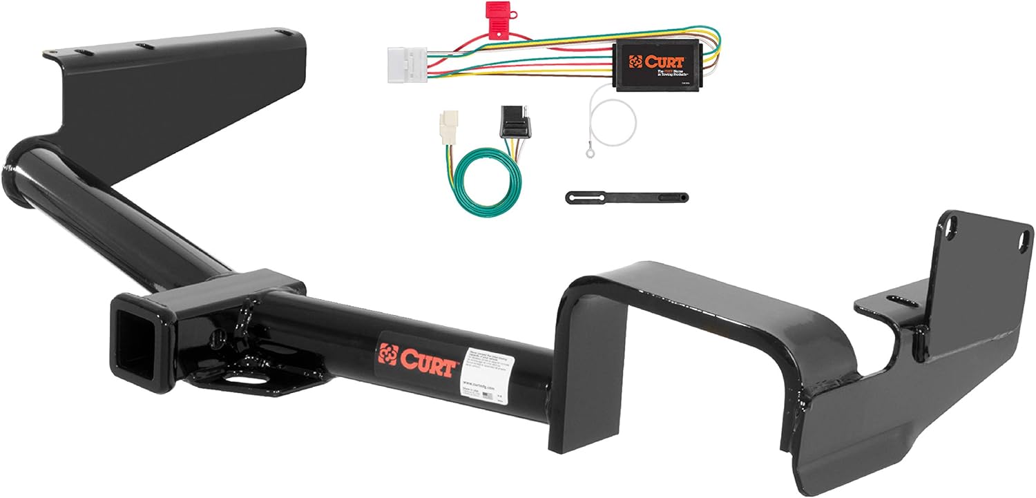 CURT 99319 Class 3 Trailer Hitch, 2-Inch Receiver, 4-Pin Wiring Harness, Select Jeep Cherokee