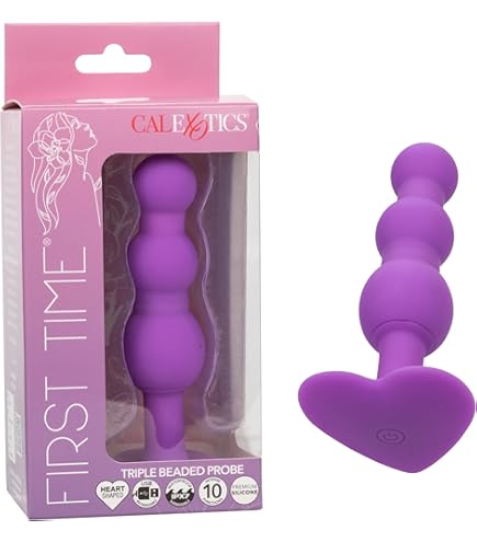 Amazon.com: CalExotics First Time Vibrating Butt Plug Beaded Probe, 10  Modes Rechargeable Waterproof Silicone Anal Vibrator with Memory Chip and  Travle Lock Features - SE-0003-80-3 : Health & Household