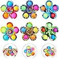 6 Pack Fidget Spinners, Pop Fidget Spinner for Kids, Simple Popper Fidget Spinners Goodie Bag Basket Stuffers Classroom Prizes Party Favors Birthday Gifts Toys Boys Girls