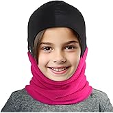 Tough Headwear Ski Mask Kids Boys Girls - Kids Balaclava Ski - Neck Gaiter - Kid Neck Warmer with Helmet Liner Hood