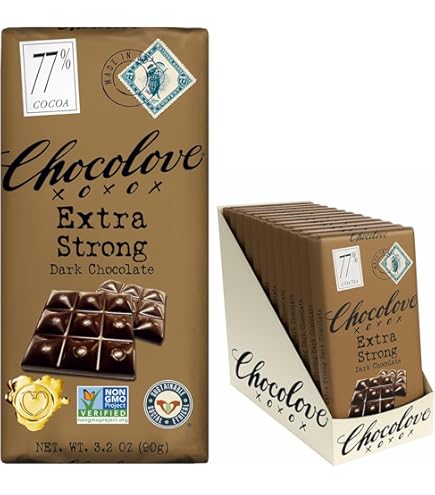 ちょこちょこ Amazon.com: Chocolove Coffee Crunch Dark Chocolate Bars | 55