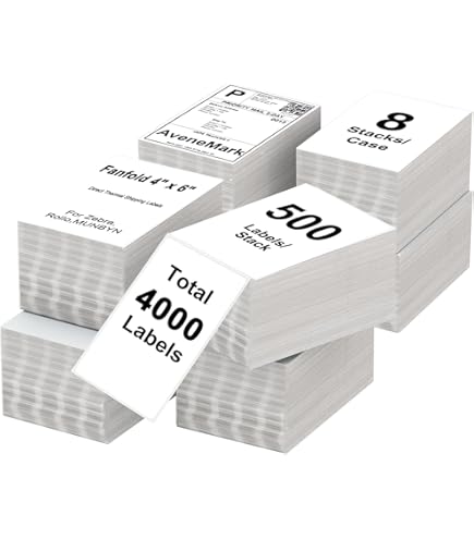 3 Rollos Etiquetas Térmicas Phomemo - 16mm X 4m, Impermeables, Para Códigos Barras, Precios, Nombres