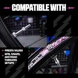 Muc-Off Tubeless Valves V2-7075 Aluminium Presta 44mm Silver with Core Tool view 4