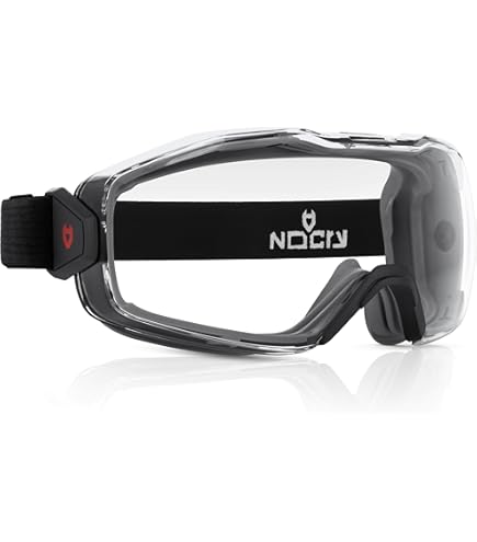 MAGID Safety Goggles with Temples & Removable Strap, 2 Pairs, Size (G919) : Patio, Lawn & Garden