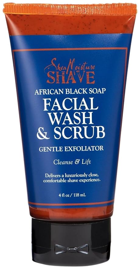 shea moisture african black soap foaming face wash