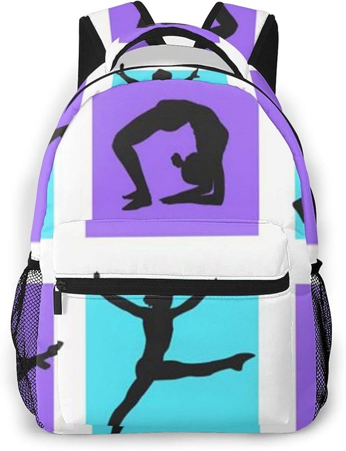 Gymnastics Game Printed Casual Backpack,Classic Resistant Casual