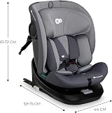 Kinderkraft I-Grow I-Size 40-150 cm 360° Rotating Car Seat Gray view 8