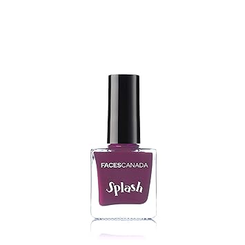 Faces Canada Splash Nail Enamel, Purple Rain 19, 8 ml