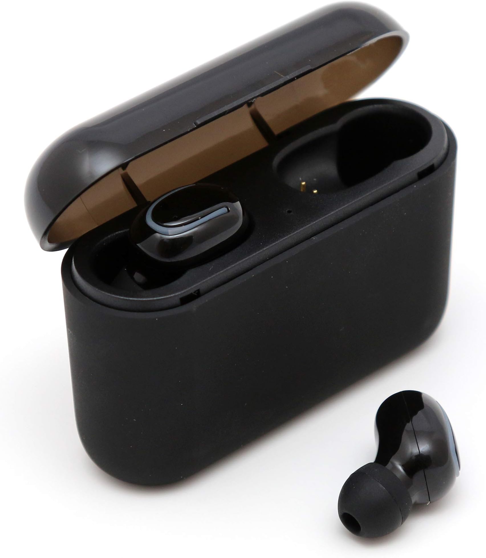 Wireless Earbuds, 5.0 Bluetooth Earphones, Impressive Sound and Noise Reduction, with Charging Case, Easy-Pairing, Stereo Calls, for Sports, Workout, Gym (Black)