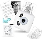 vretti Bluetooth Sticker Printer 300Dpi Portable Mini w/ 10 Rolls Paper iOS view 2