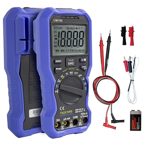 OWON OW18E Bluetooth Digital Multimeter, 20000 Counts True RMS ...