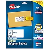 Avery Printable Shipping Labels with Sure