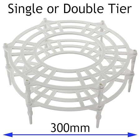 Spares2go 300 mm Single + doble niveles placa soporte rack ...