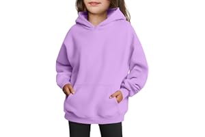 Arshiner Girls Oversized Hoodies Fleece Pullover Sweatshirts Kids Fashion Casual Outfits Fall Winter Clothes