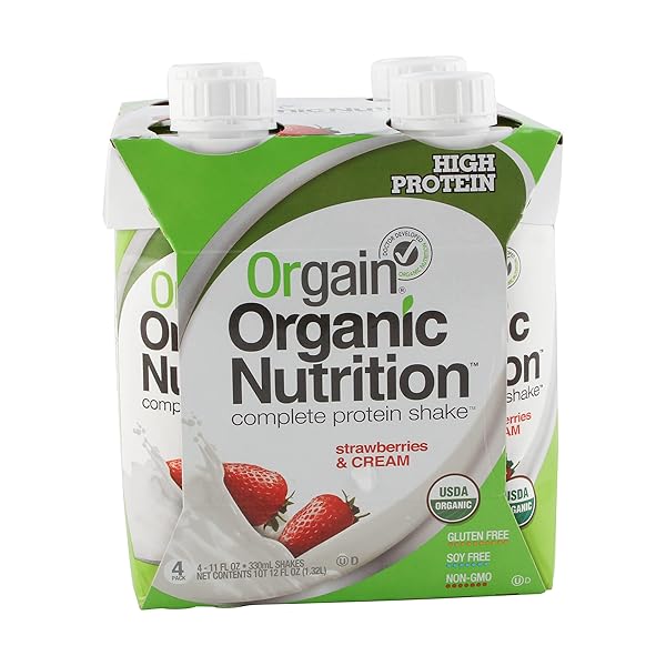 ORGAIN ORGANIC STRAWBERRIES AND CREAM NUTRI SHAKE 4...