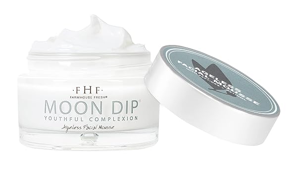 FARMHOUSE FRESH MOON DIP AGELESS FACIAL MOUSSE, 1.7 OZ.