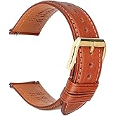 REZERO Quick Release Watch Bands, Italian Calfskin Watch Straps Replacement, Soft Leather Watch Bands for Men, Women 18mm 19mm 20mm 21mm 22mm 23mm 24mm