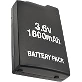 ROYEUEU Battery Pack 3.6v 1800mah for Sony PSP 1001 1000 PSP-110 PSP 110 | Model PSP110 Batteries Replacement for PSP1000 PSP 1004 PSP1001 PSP Fat