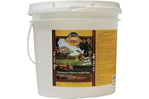 Mann Lake Pollen Substitute Dry Feed, High Protein, Boosts Brood, Healthy Colony, Beekeeper Essential, Free from Animal by-Products, Rich in Vitamins & Amino Acids, 10 lb