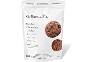 Stellar Eats Double Chocolate Cookie Baking Mix, 10.2 oz, 1 Pack - Grain Free, Gluten Free, Dairy Free, Plant Based, Paleo Fr