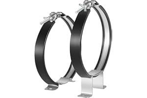 USSURAY Universal 7" Nitrous Oxide Bottle Bracket for 10LB 15LB Aluminum Bottle 82013