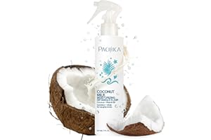 Pacifica Coconut Milk Hair Detangler Spray – Leave-in Conditioning Elixir for Tangle-Free Hair – Instantly Detangles Knots, A