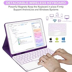 iPad 9th Generation Case with Keyboard 10.2 inch, 7