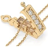 Infinity Clips Necklace Shortener for Thin Chains 1pc Small 18k Gold Plated Brass Necklace Shortener Clasp to Shorten & Layer Rope Snake Box Small Chains up to 1.3mm - Adjuster Clip