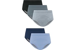 Hanes baby-boys Potty Training Underwear Brief, Heavy Absorbency Toddler Boys' Cotton Training Underwear, 5 Pack