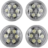 4PCS 4.5" LED Tractor Light Round Flood Light RE336112 RE285628 | Compatible with John Deere Tractor 10 20 30 40 50 55 60 Series Replace RE336111 RE561117