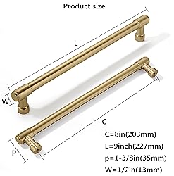 khtumeware 2 Pack 8 Inch(203mm) Champagne Bronze