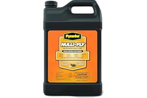 PYRANHA Nulli-Fly Horse Fly Spray – Water-Based Formula for Sensitive Skin, Kills and Repels Flies, Gnats, Lice, Ticks, Ready to Use, Citronella Scent