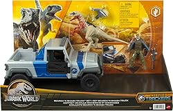 Mattel Jurassic World Search 'n Smash Truck Set