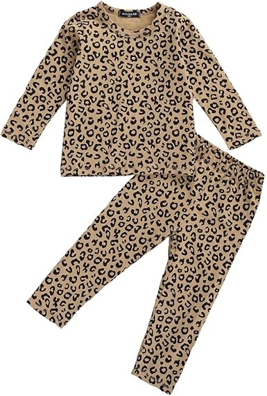 baby leopard pajamas