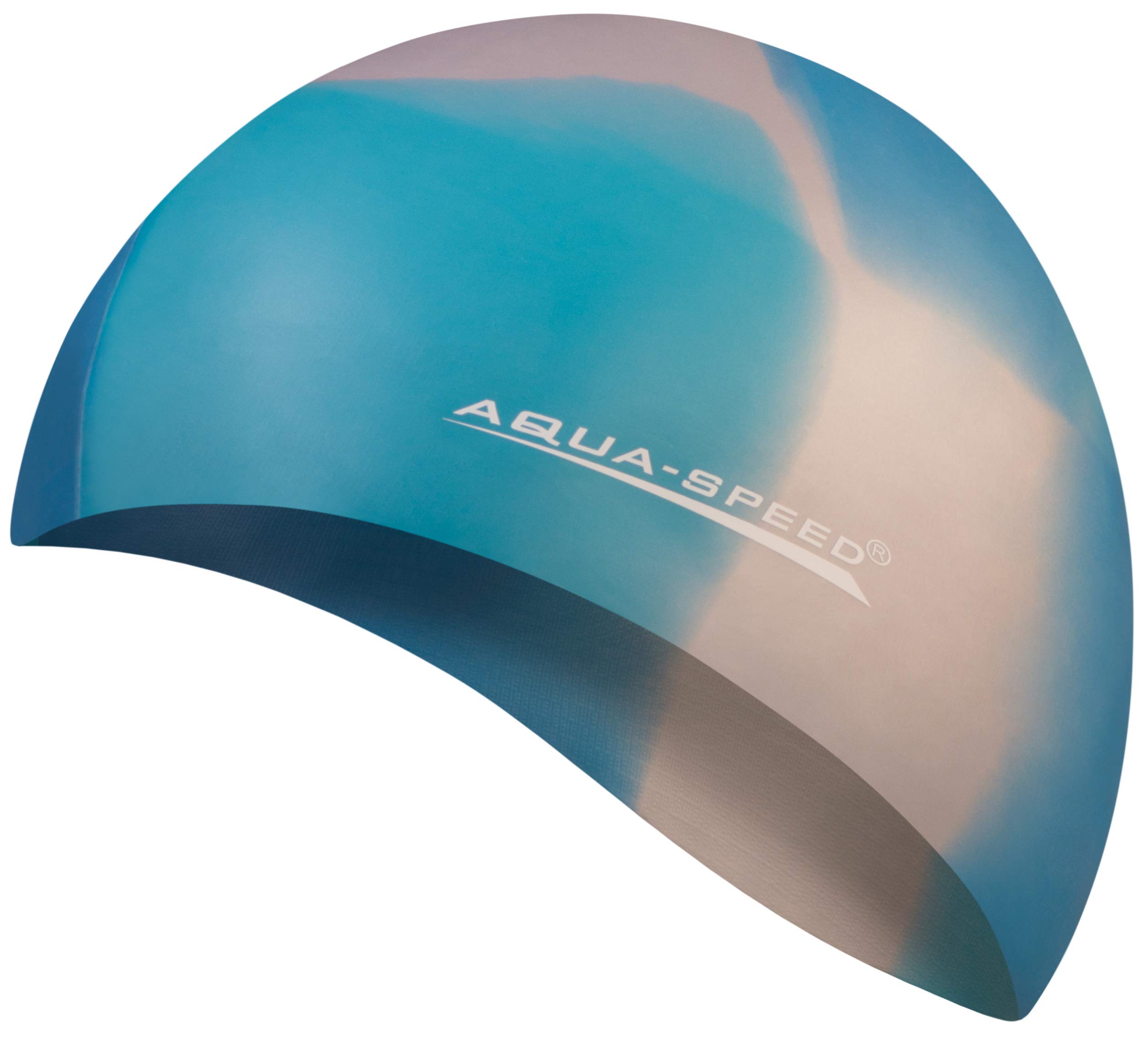 Aqua Speed BUNT Colourful swim cap + microfibre towel | adult | child | swimming cap | silicone | tearproof | waterproof | 39. colourful / 97