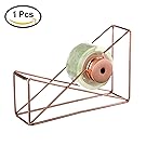 LIMEIJIA Stainless Steel Rose Gold Tape Dispenser,Modern Design Office Desk Accessory