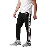 FOCO NBA Mens NBA Team Color Stripe Logo Track Suit Pants