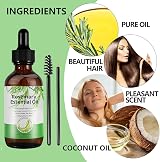 GOFLORDEN Rosemary Essential Oil Hair Growth Loss Scalp Skin Care 2x60ml Unisex view 2