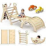 BlueWood Pikler Triangle Set 7in1 Foldable Baby