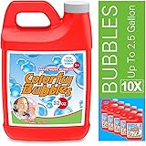 HOMILY Bubble Solution Refill 32 oz (up to 2.5 Gallon) Concentrated Bubbles Refill Solution for Bubble Machine