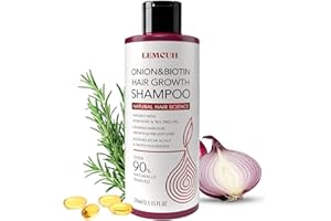 Rosemary Biotin Shampoo For Hair Loss: Thickening Shampoo For Thinning and Weak Hair With Natural Ingredients Tea Tree Onion 