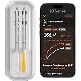 CHEF iQ Sense | Smart Wireless Meat Thermometer | 2 Ultra-Thin Probes | WiFi Unlimited Range | 1000&deg;F Heat Safe | 5 Sensors | BBQ, Grill, Oven, Smoker, Air Fryer | Gen3