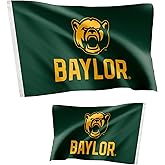 Desert Cactus Baylor University Flag Double Sided Bears Banners 100% Polyester Indoor Outdoor 3x5 feet Flags (Double Sided - Flag 2)